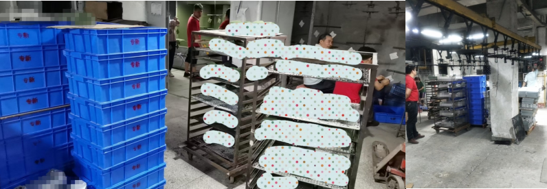 hjc黄金城精密CNC加工3员大将驻守喷粉厂，只为做精品！